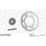 AFAM CHAIN SPROCKET KIT STEEL SUZUKI GSXR 750 2011-2017