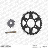 AFAM CHAIN SPROCKET KIT STEEL KAWASAKI ZX6-R 2019-2021