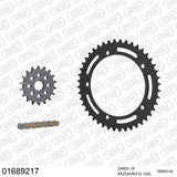 AFAM CHAIN SPROCKET KIT STEEL KAWASAKI NINJA H2 SX/SE 2018-2023