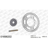 AFAM CHAIN SPROCKET KIT STEEL KAWASAKI ZX-14 (ZZR1400) ABS 2012-2020
