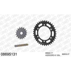AFAM CHAIN SPROCKET KIT STEEL TRIUMPH 1200 T120 BONNEVILLE 2016-2023 [SPC01]