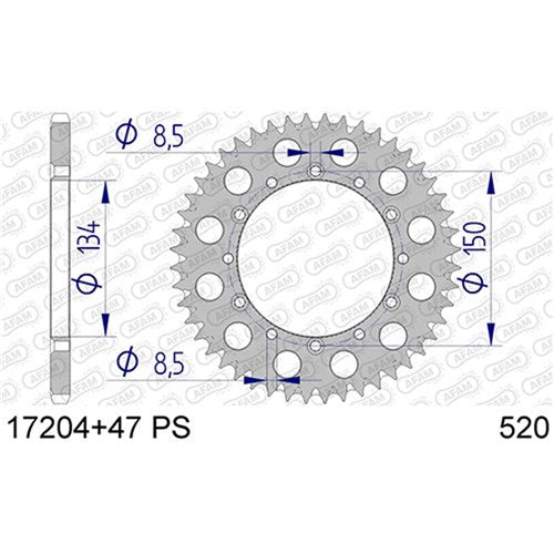 AFAM A50 520 KLX250/300 98-#TBD