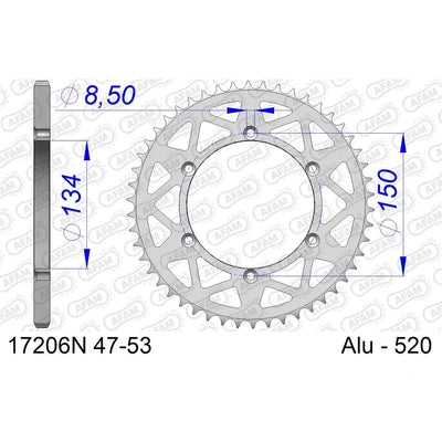 AFAM A52 520 Kawi KX+KDX+Klxtbd