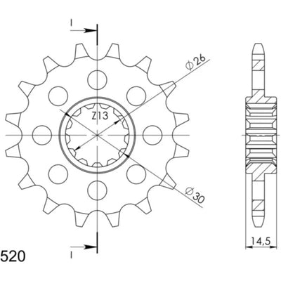 AFAM 15T RC45 94-96 520 CONVERS
