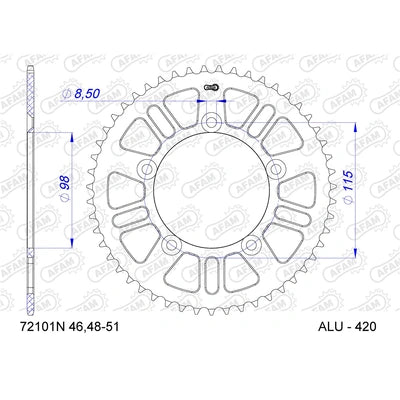 AFAM A45 420 KTM 60-65 SX #NLA