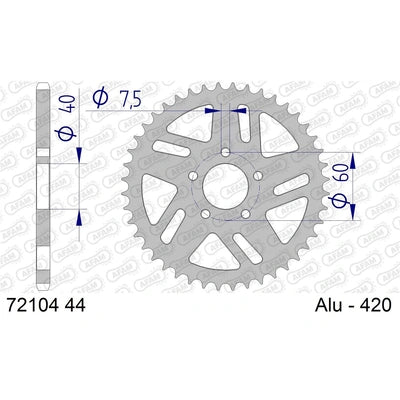 AFAM A44 420 KTM 50 07-08