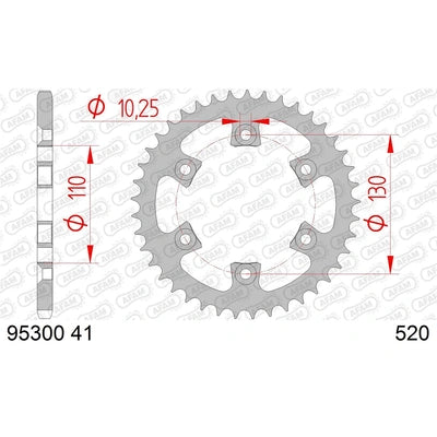 AFAM S41 520 GAS GAS QUAD 300/400