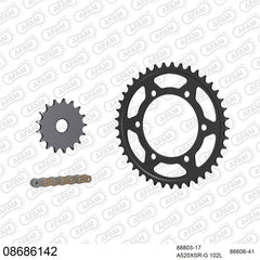 AFAM CHAIN SPROCKET KIT STEEL HONDA VFR 800 / X 2002-2014 [SPC01]