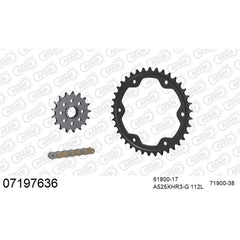 AFAM CHAIN SPROCKET KIT STEEL HONDA CB 650 / CBR 650 2014-2024 [SPC01]
