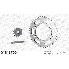 AFAM CHAIN SPROCKET KIT STEEL SUZUKI DL 650 V-STROM MODELS 2001-2025 [SPC01]