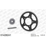 AFAM CHAIN SPROCKET KIT STEEL SUZUKI GW 250 INAZUMA 2013-2015