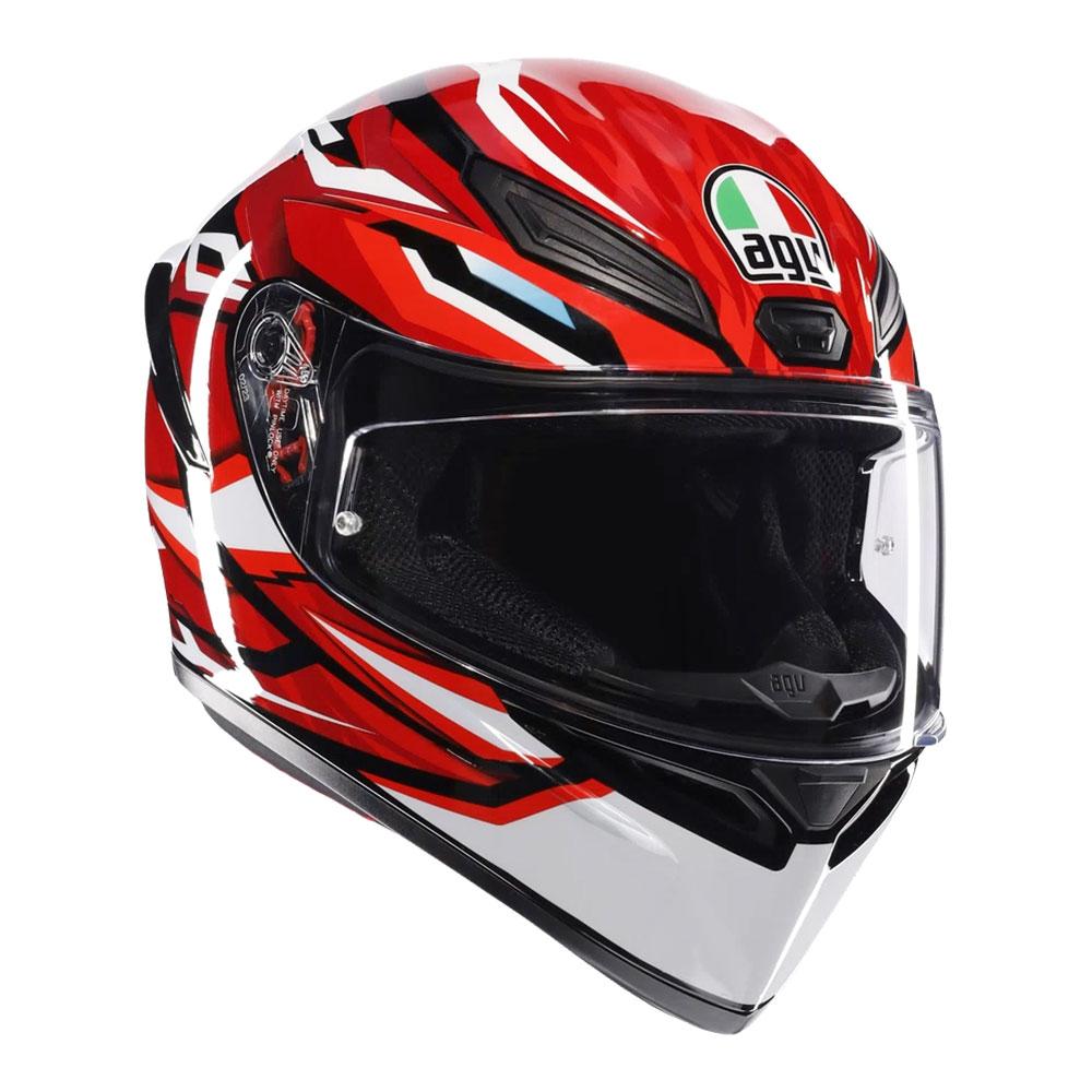 AGV K1 S - LION BLACK/RED/WHITE M - 77-941-07