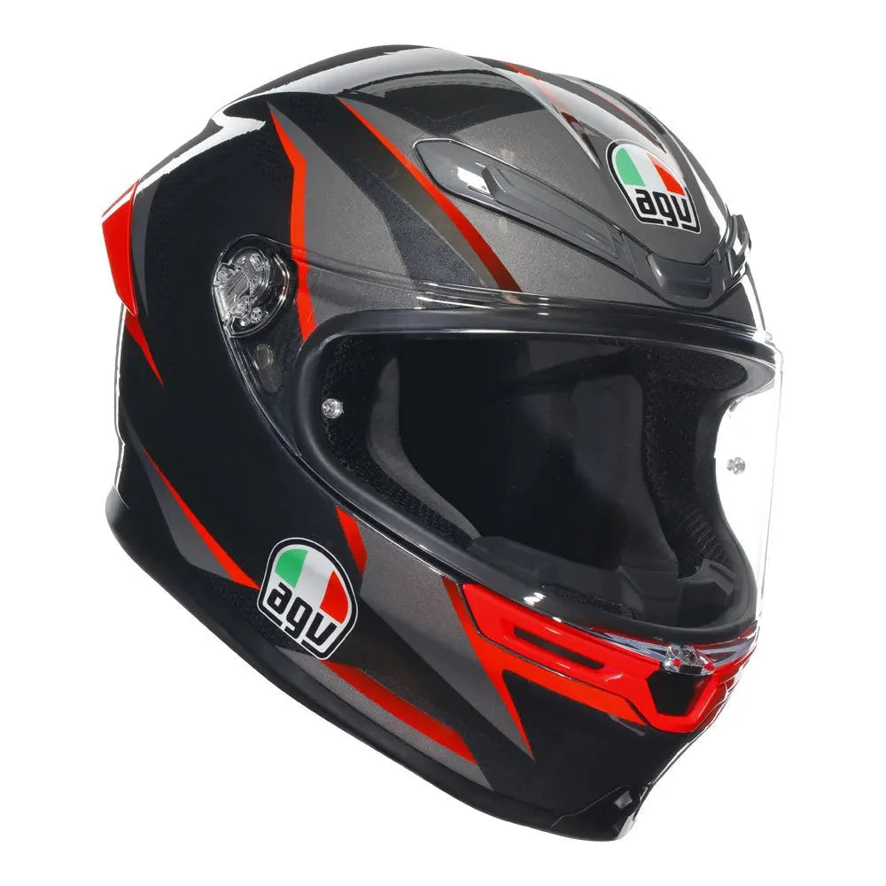 AGV K6 S - SLASHCUT BLACK/RED L - 77-180-09