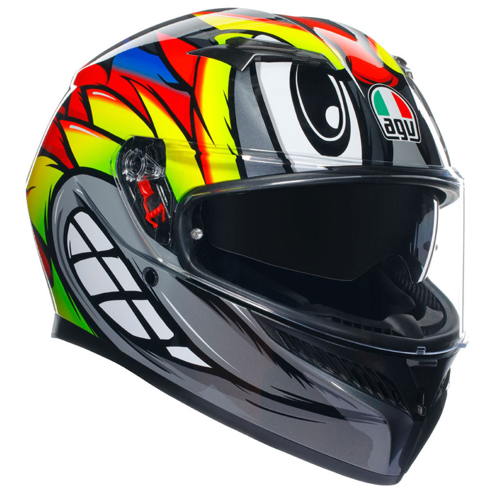 AGV K3 - BIRDY 2.0 GREY/YELLOW/RED M - 77-399-07