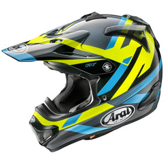 ARAI VX-PRO 4 MACHINE BLU/YEL (LG) [ONC01] #