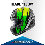 ARAI RX-7V EVO BLADE YLW (XL) #