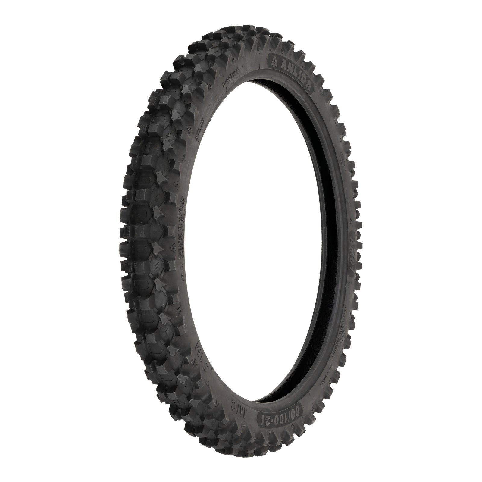 Anlida AM01 Tyre Set 80/100-21 Front & 120/80-19 Rear (NHS)