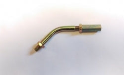 45 DEG. STEEL TUBE M6 x 1 & M6 x 0.75 thread-worked - ATB6