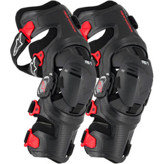RK7 Plasma Knee Brace Black Red (0013)