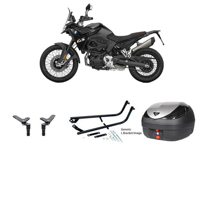 V36 Wizard Silver Topbox Kit F 900 GS 24-25 - B052V36BPSIL