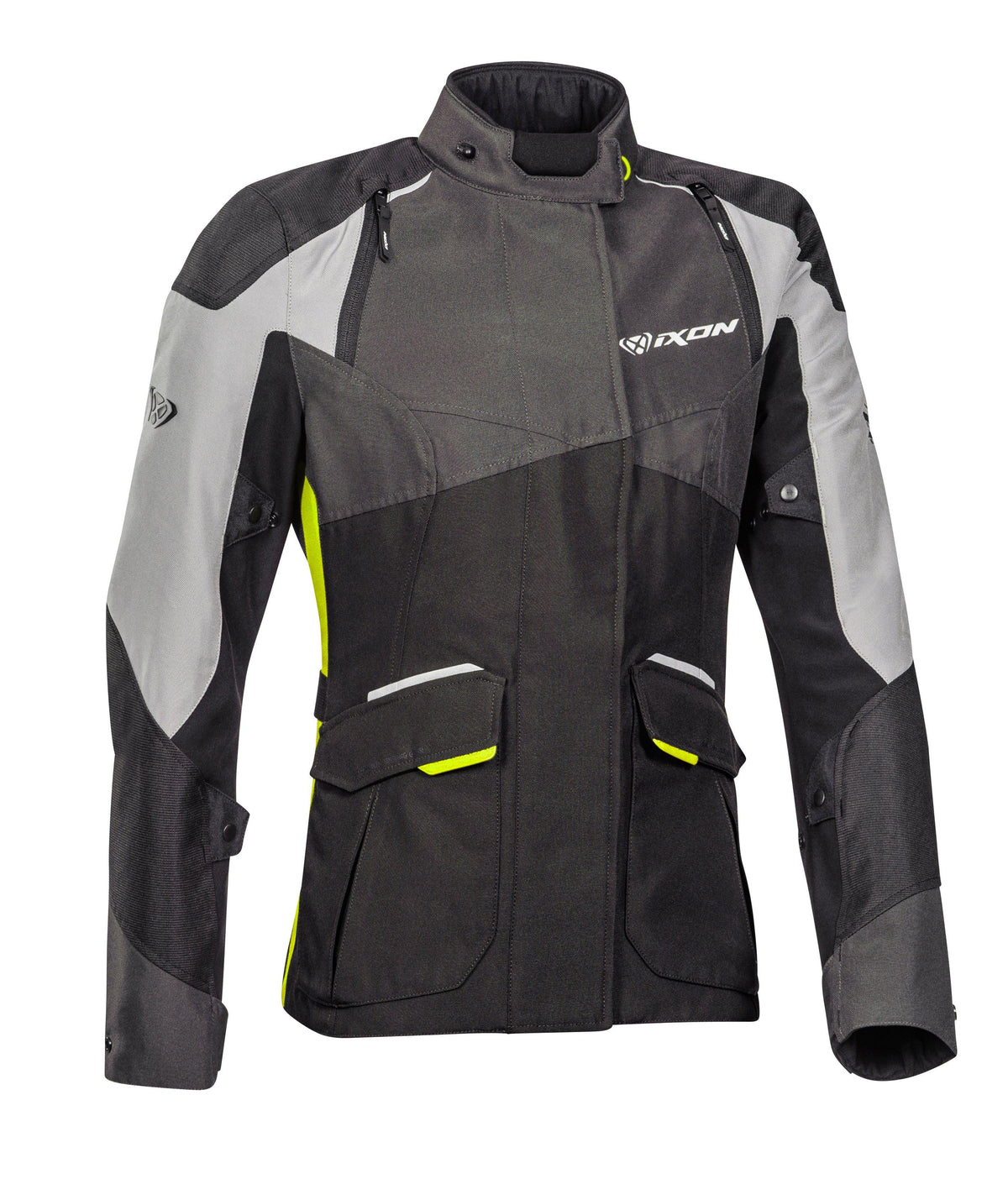 Ixon Balder Lady Jkt Blk/gry/brt Yel