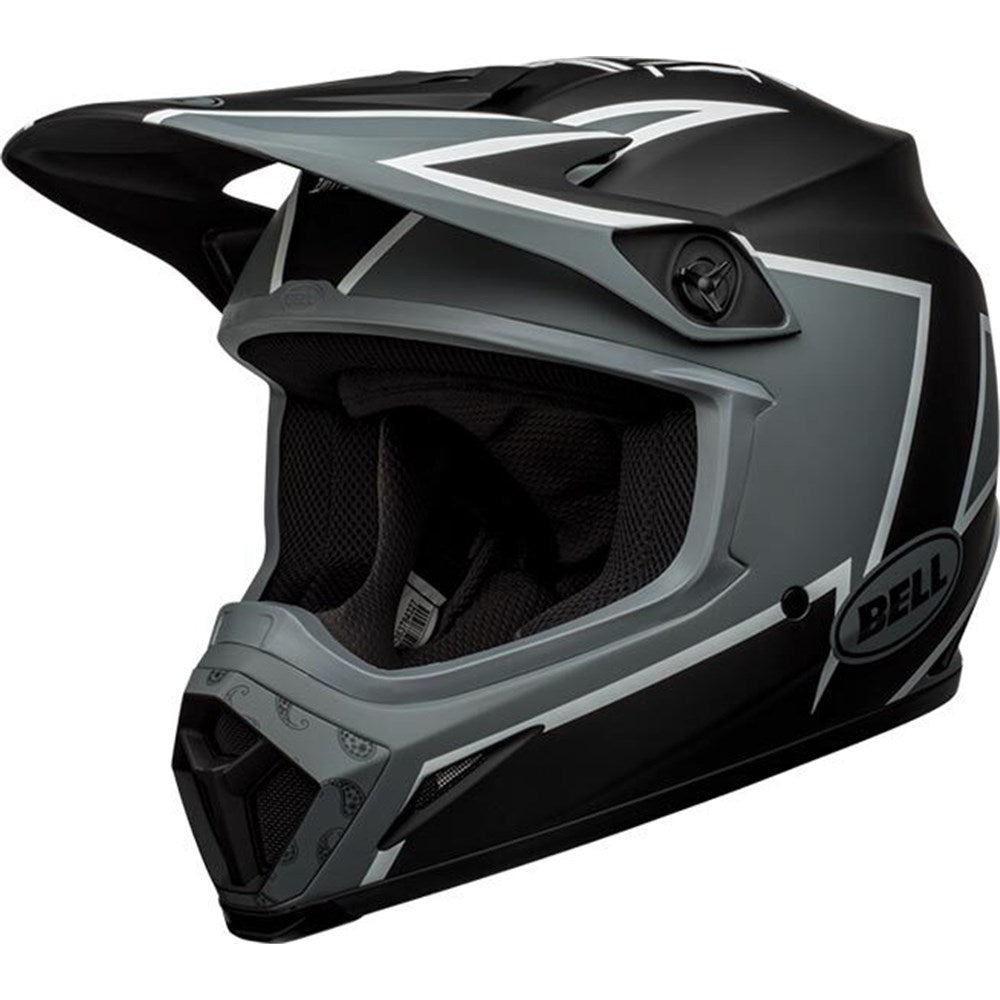 BELL MX-9 MIPS SE TWITCH MATT BLK/GRY/WHT (LG) [ONC01] #