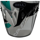 BELL S/P - MX-9 MIPS PEAK SE SEVEN BATTLESHIP GRY/AQUA #