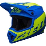 BELL MX-9 MIPS DISRUPT MATT CLASSIC BLUE/HI-VIZ YEL (SM) [ONC01] #