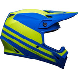 BELL MX-9 MIPS DISRUPT MATT CLASSIC BLUE/HI-VIZ YEL (LG) [ONC01] #