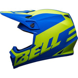 BELL MX-9 MIPS DISRUPT MATT CLASSIC BLUE/HI-VIZ YEL (XL) [ONC01] #