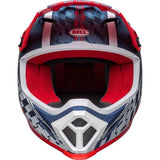 BELL MX-9 MIPS OFFSET MATT METAL BLUE/WHT (MD) [ONC01] #