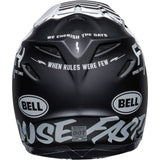 BELL MOTO-9S FLEX FASTHOUSE FLEX CREW MATT BLK/WHT (SM) [ONC01] #