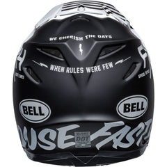 BELL MOTO-9S FLEX FASTHOUSE FLEX CREW MATT BLK/WHT (SM) [ONC01] #