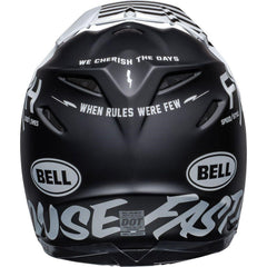 BELL MOTO-9S FLEX FASTHOUSE FLEX CREW MATT BLK/WHT (SM) [ONC01] #