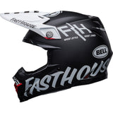 BELL MOTO-9S FLEX FASTHOUSE FLEX CREW MATT BLK/WHT (SM) [ONC01] #