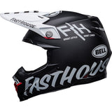 BELL MOTO-9S FLEX FASTHOUSE FLIMITED EDITION X CREW - MATTE BLACK/WHITE