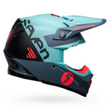 BELL MOTO-9S FLEX SEVEN VANGUARD LE MATT AQUA/BLK (LG) [ONC01] #