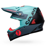 BELL MOTO-9S FLEX SEVEN VANGUARD LE MATT AQUA/BLK (XL) [ONC01] #
