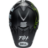 BELL MOTO-9S FLEX FASTHOUSE MC CORE MATT BLK/YEL (LG) [ONC01] #