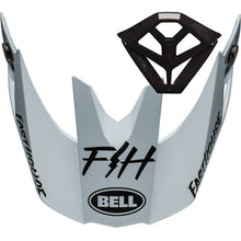 Bell S/P - Moto-10 Peak M/Piece Kit Fasthouse MOD SQD M/G WHT/BLK