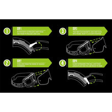 BLUR B-60 GOGGLE STEALTH MATT BLK (SIL LENS)