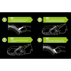 BLUR B-60 GOGGLE CEMENT MATT GRY (SIL LENS)