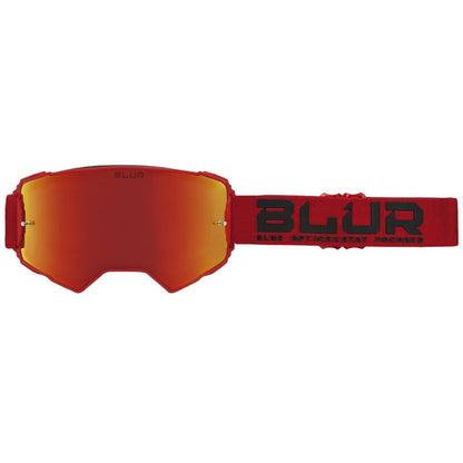 BLUR B-60 GOGGLE PHOENIX MATT RED (RAD-RED LENS)