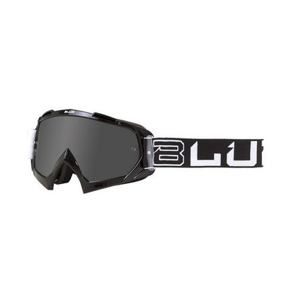 BLUR B-10 GOGGLE TWO FACE RED/BLK/WHT (SIL LENS)