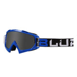 BLUR B-10 GOGGLE TWO FACE BLU/BLK/WHT (SIL LENS)