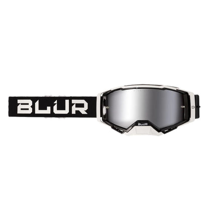 BLUR B-40 GOGGLE BLK/WHT (SIL LENS)