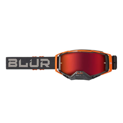 BLUR B-40 GOGGLE GRY/ORG (ORG LENS)