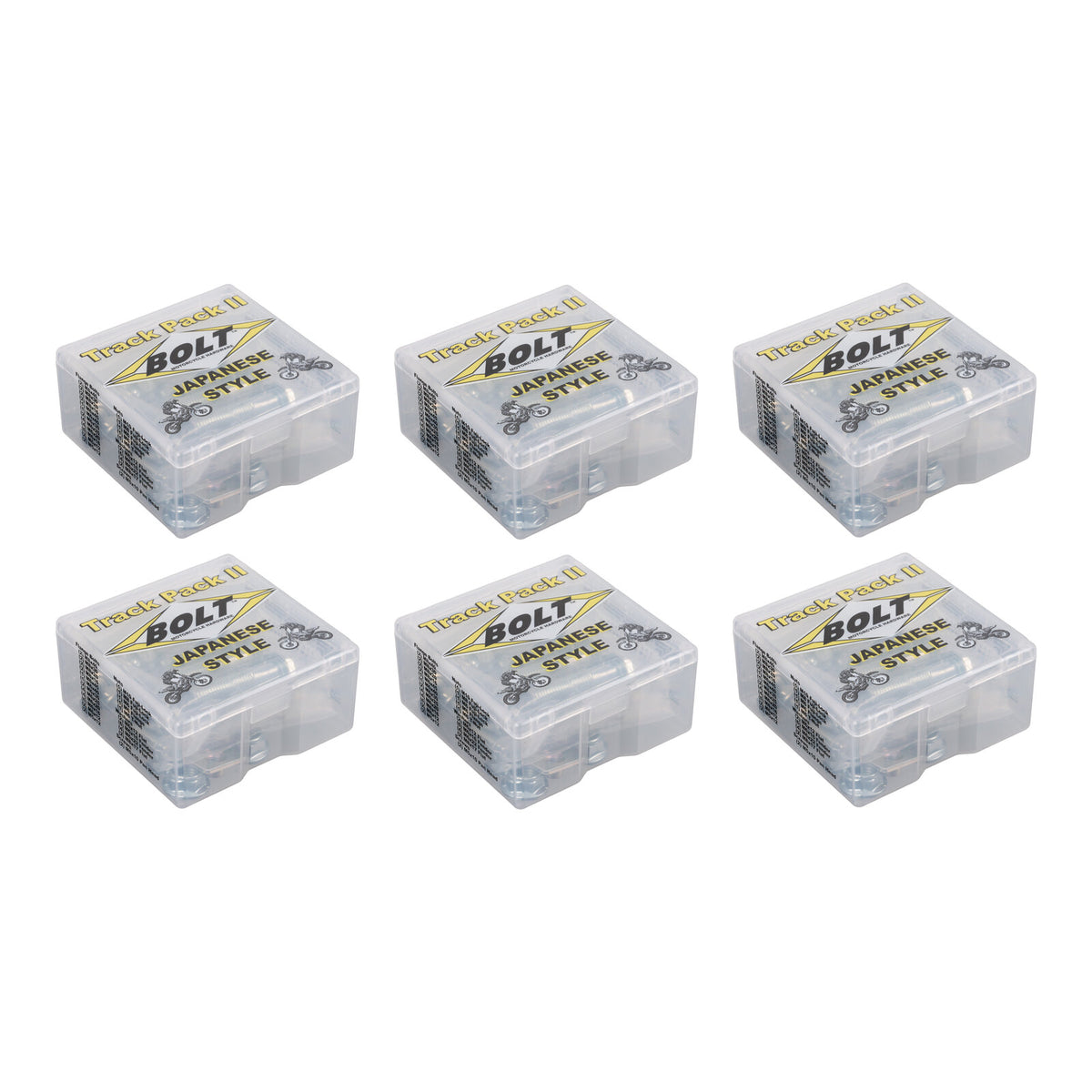 Bolt Track Pack for Japanese MC - 6 Kits Display