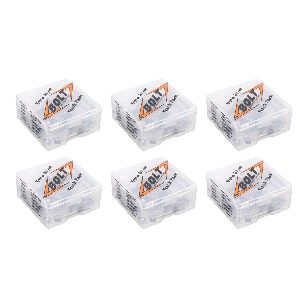 Bolt Euro Style Track Pack - 6 Kits in POP Display