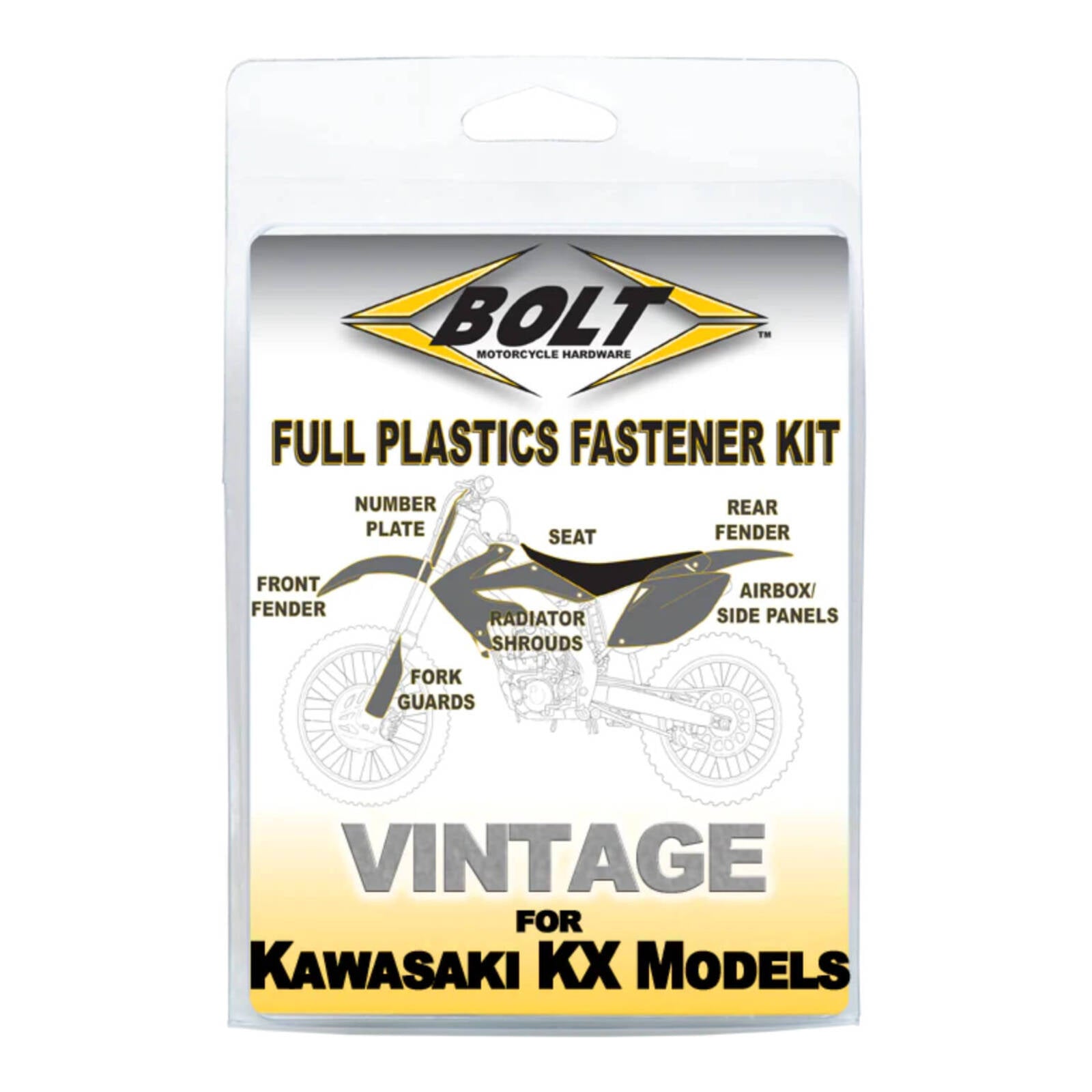 Bolt Body Work Fastener Kit Kawasaki KX450F '19-Present / KX250F '21-Present